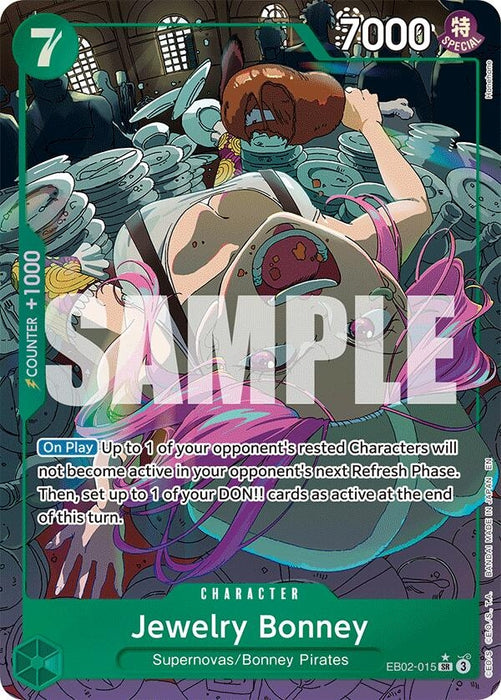 Jewelry Bonney (Alternate Art) (EB02-015) (Foil) [Extra Booster: Anime 25th Collection]