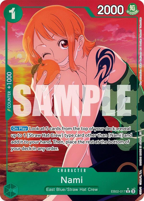 Image for Nami (Alternate Art) (EB02-017) (Foil) [Extra Booster: Anime 25th Collection] - One Piece Card Game