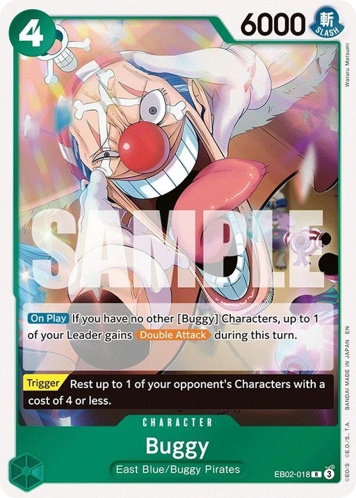 Image for Buggy (EB02-018) (Foil) [Extra Booster: Anime 25th Collection] - One Piece Card Game