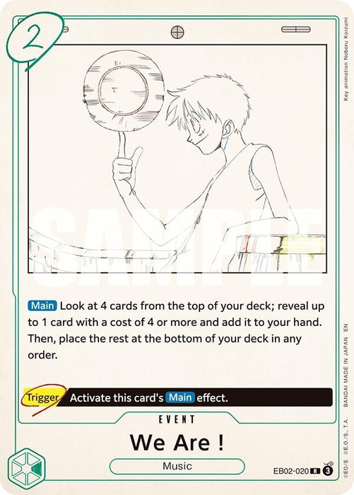 We Are! (EB02-020) (Foil) [Extra Booster: Anime 25th Collection]