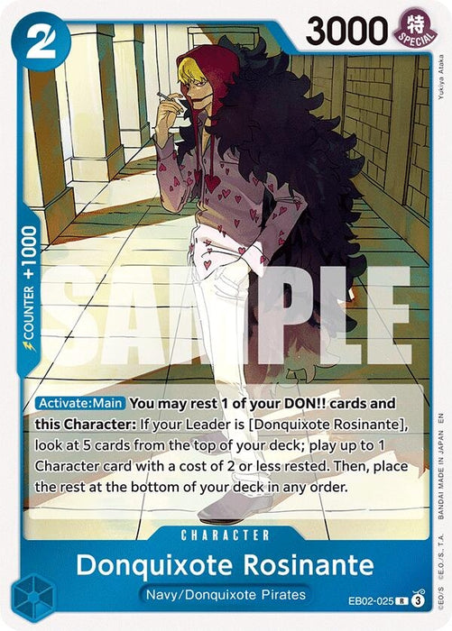 Image for Donquixote Rosinante (EB02-025) (Foil) [Extra Booster: Anime 25th Collection] - One Piece Card Game