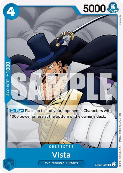 Image for Vista (EB02-027) [Extra Booster: Anime 25th Collection] - One Piece Card Game