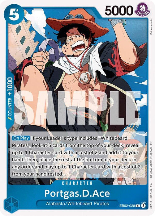 Portgas.D.Ace (EB02-028) (Foil) [Extra Booster: Anime 25th Collection]