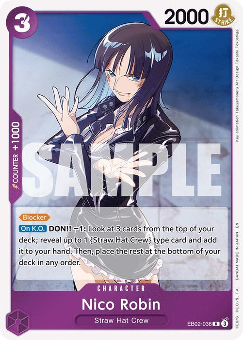 Nico Robin (EB02-036) (Foil) [Extra Booster: Anime 25th Collection]