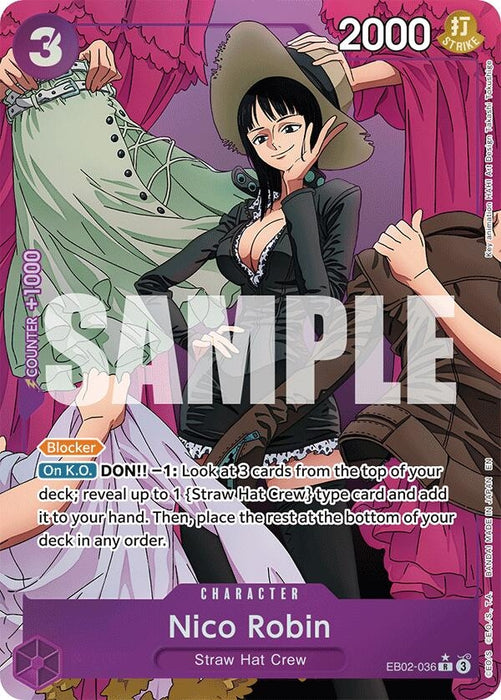 Nico Robin (Alternate Art) (EB02-036) (Foil) [Extra Booster: Anime 25th Collection]