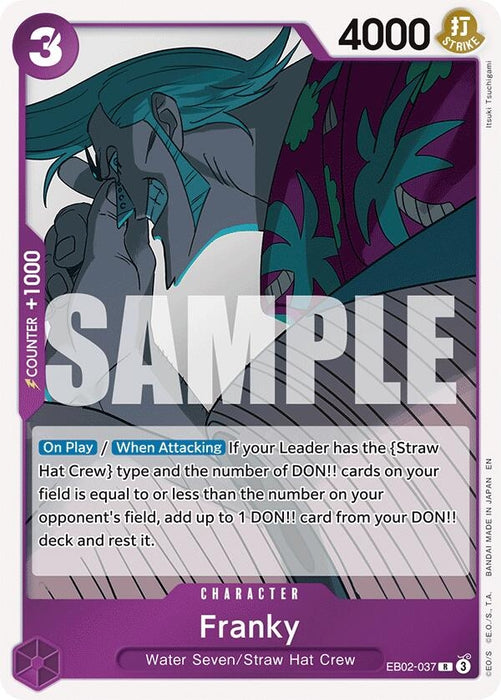 Image for Franky (EB02-037) (Foil) [Extra Booster: Anime 25th Collection] - One Piece Card Game