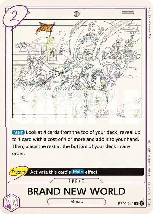 Image for BRAND NEW WORLD (EB02-040) (Foil) [Extra Booster: Anime 25th Collection] - One Piece Card Game