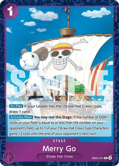Image for Merry Go (041) (EB02-041) (Foil) [Extra Booster: Anime 25th Collection] - One Piece Card Game