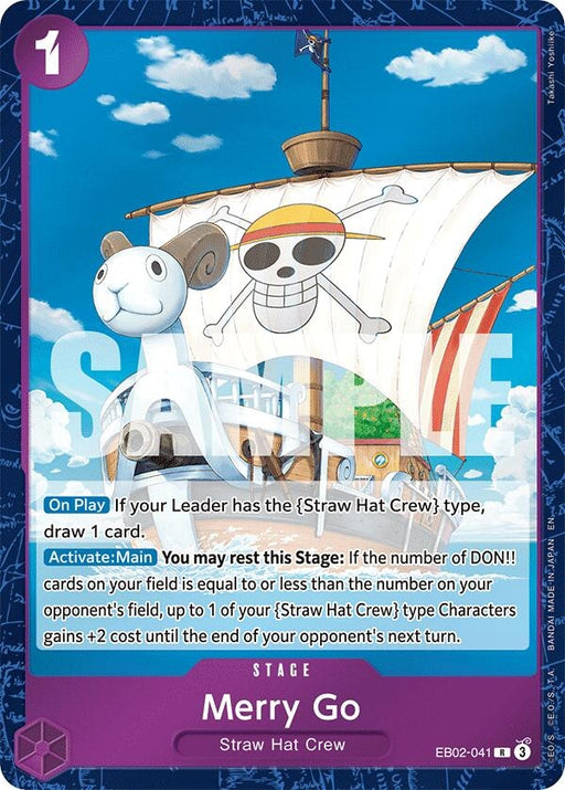 Image for Merry Go (041) (EB02-041) (Foil) [Extra Booster: Anime 25th Collection] - One Piece Card Game