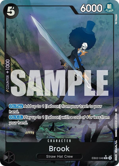Brook (Alternate Art) (EB02-048) (Foil) [Extra Booster: Anime 25th Collection]