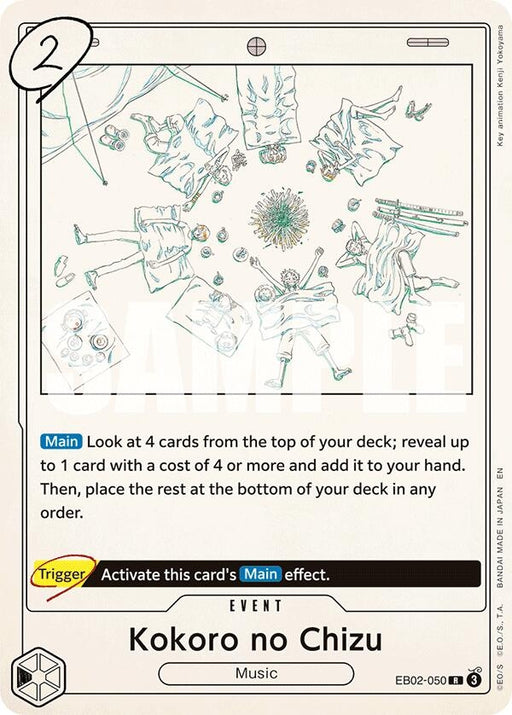 Image for Kokoro no Chizu (EB02-050) (Foil) [Extra Booster: Anime 25th Collection] - One Piece Card Game