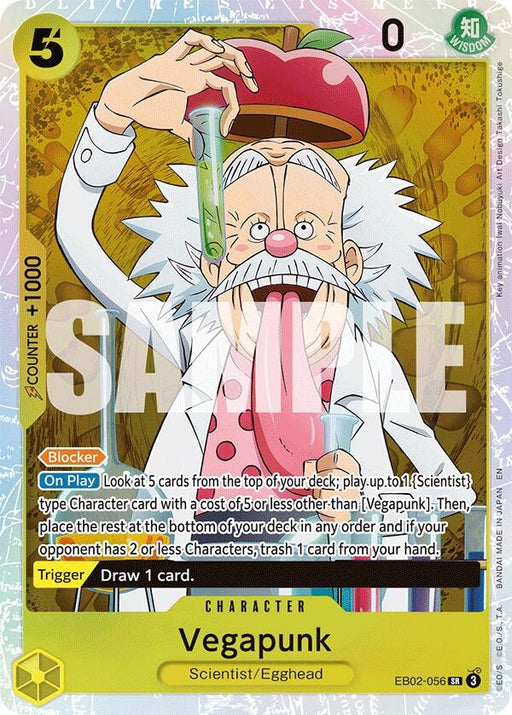 Image for Vegapunk (EB02-056) (Foil) [Extra Booster: Anime 25th Collection] - One Piece Card Game