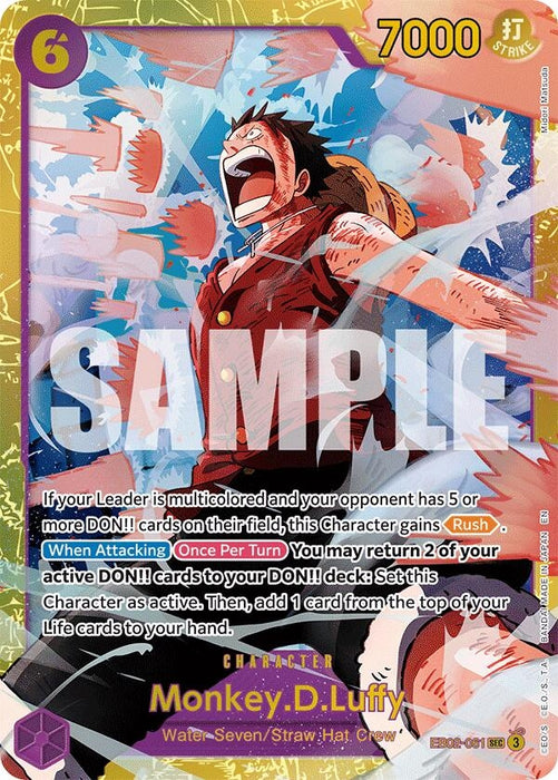Image for Monkey.D.Luffy (061) (EB02-061) (Foil) [Extra Booster: Anime 25th Collection] - One Piece Card Game