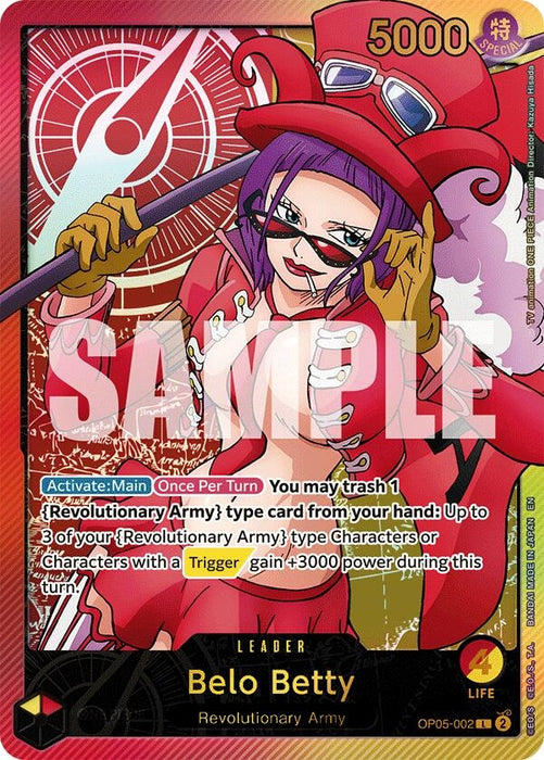 Belo Betty (SP) (OP05-002) (Foil) [Extra Booster: Anime 25th Collection]