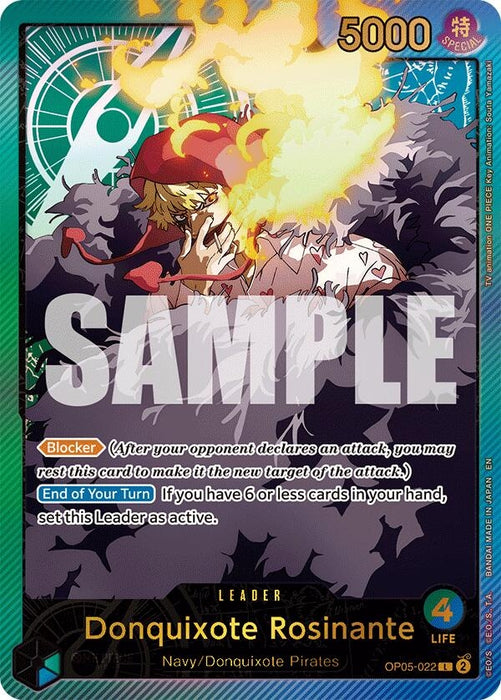 Image for Donquixote Rosinante (SP) (OP05-022) (Foil) [Extra Booster: Anime 25th Collection] - One Piece Card Game