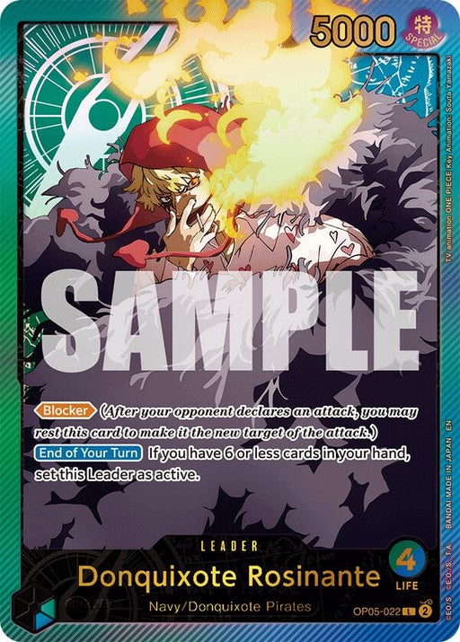 Image for Donquixote Rosinante (SP) (OP05-022) (Foil) [Extra Booster: Anime 25th Collection] - One Piece Card Game