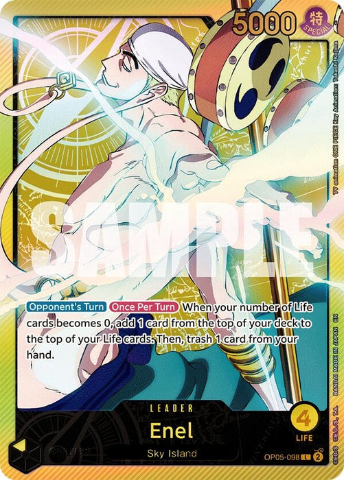 Image for Enel (SP) (OP05-098) (Foil) [Extra Booster: Anime 25th Collection] - One Piece Card Game