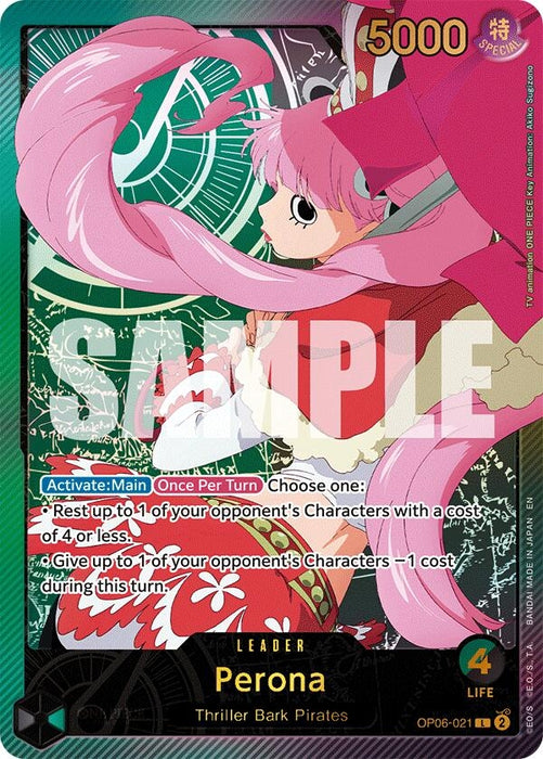 Perona (SP) (OP06-021) (Foil) [Extra Booster: Anime 25th Collection]