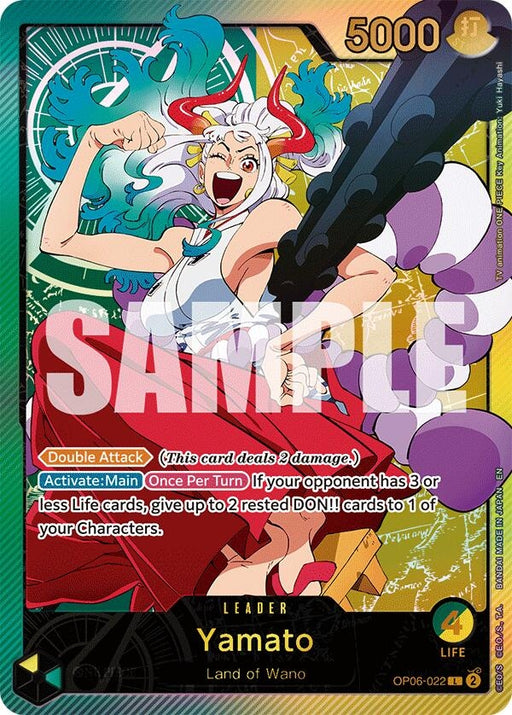 Image for Yamato (SP) (OP06-022) (Foil) [Extra Booster: Anime 25th Collection] - One Piece Card Game