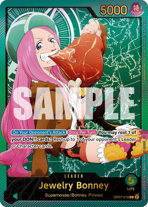 Image for Jewelry Bonney (SP) (OP07-019) (Foil) [Extra Booster: Anime 25th Collection] - One Piece Card Game