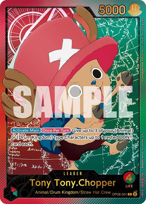 Tony Tony.Chopper (SP) (OP08-001) (Foil) [Extra Booster: Anime 25th Collection]