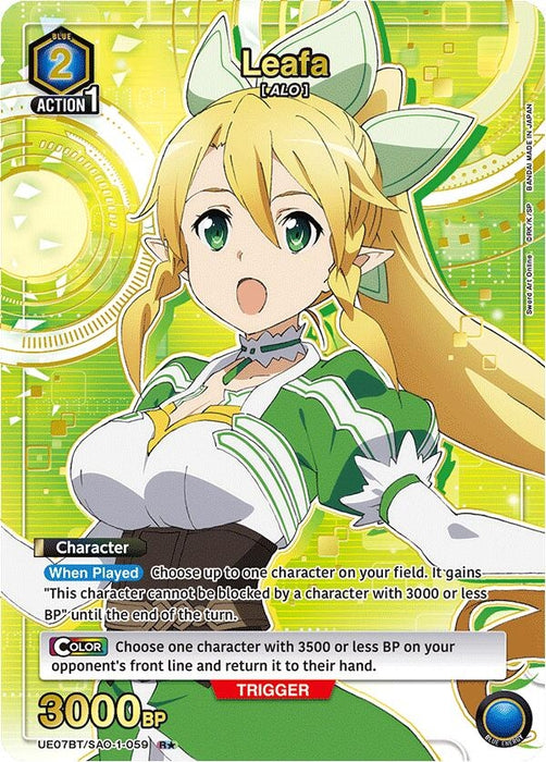 Leafa (059) (R*) (UE07BT/SAO-1-059) (Foil) [UE07BT: Sword Art Online]