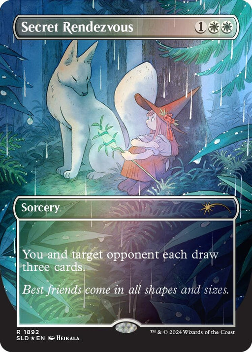 Image for Secret Rendezvous (Rainbow Foil) (1892) (Foil) [Secret Lair Drop Series] - Magic: The Gathering