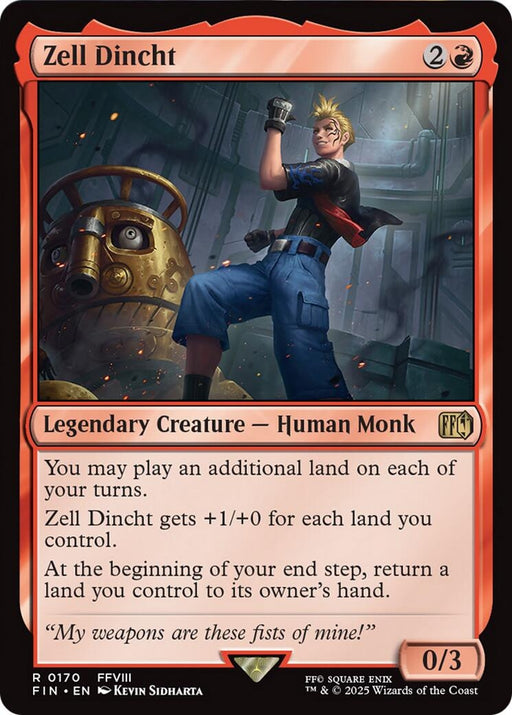 Image for Zell Dincht (170) [FINAL FANTASY] - Magic: The Gathering
