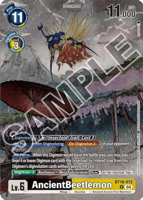 AncientBeetlemon (Tamer's Selection Box Ver. Championship 2024) (BT18-072 R) (Foil) [Release Special Booster 2.0]
