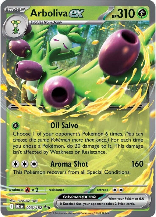 Image for Arboliva ex (023/182) (Holofoil) [SV10: Destined Rivals] - Pokemon