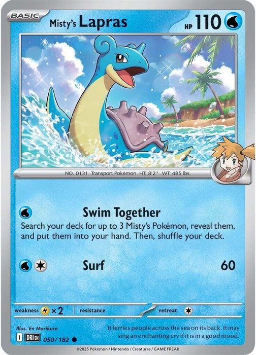 Image for Misty's Lapras (050/182) [SV10: Destined Rivals] - Pokemon