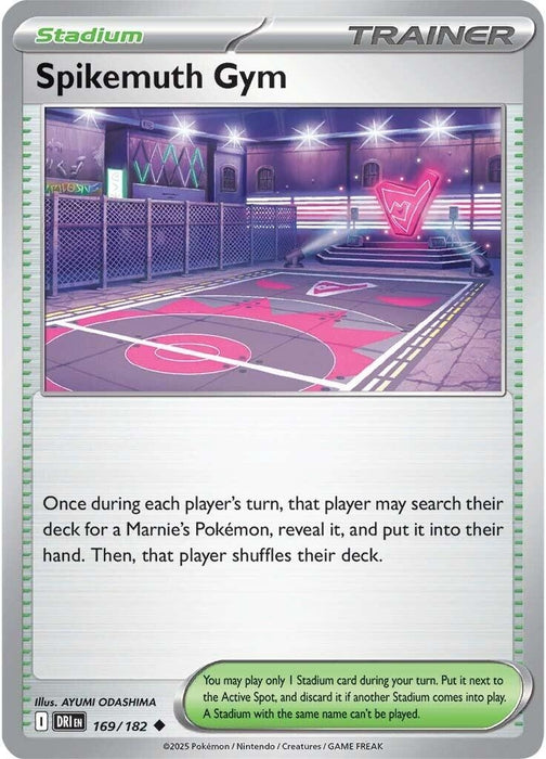 Image for Spikemuth Gym (169/182) (Reverse Holofoil) [SV10: Destined Rivals] - Pokemon