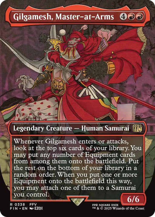 Image for Gilgamesh, Master-at-Arms (Borderless) (338) (Foil) [FINAL FANTASY] - Magic: The Gathering