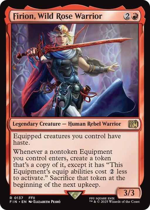Image for Firion, Wild Rose Warrior (137) (Foil) [FINAL FANTASY] - Magic: The Gathering