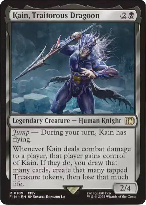 Image for Kain, Traitorous Dragoon (105) (Foil) [FINAL FANTASY] - Magic: The Gathering