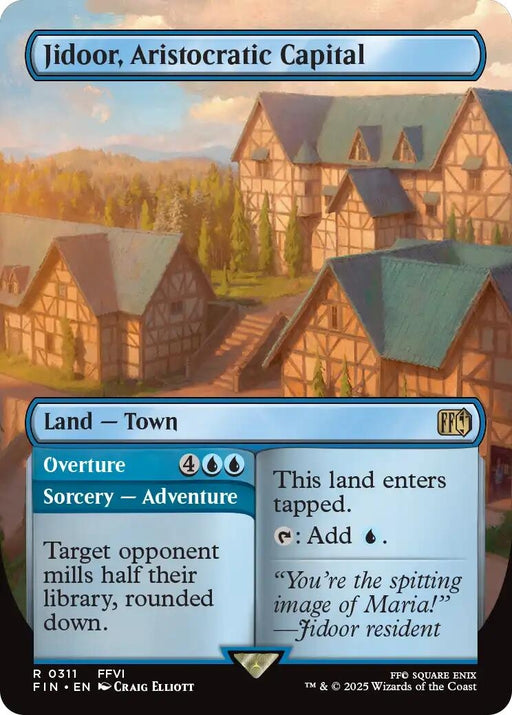 Image for Jidoor, Aristocratic Capital (Borderless) (311) [FINAL FANTASY] - Magic: The Gathering