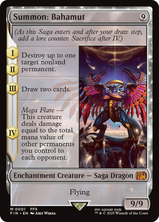 Image for Summon: Bahamut (1) [FINAL FANTASY] - Magic: The Gathering