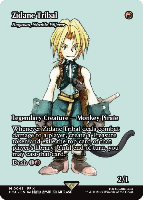 Image for Zidane Tribal - Ragavan, Nimble Pilferer (Showcase) (43) [FINAL FANTASY: Through the Ages] - Magic: The Gathering