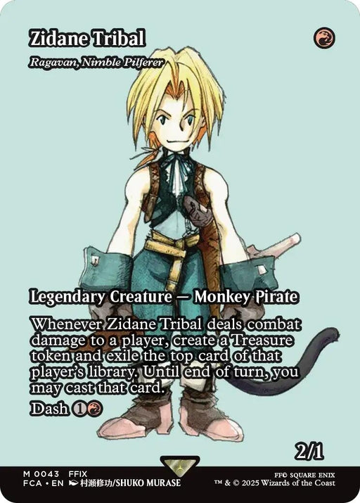 Image for Zidane Tribal - Ragavan, Nimble Pilferer (Showcase) (43) [FINAL FANTASY: Through the Ages] - Magic: The Gathering