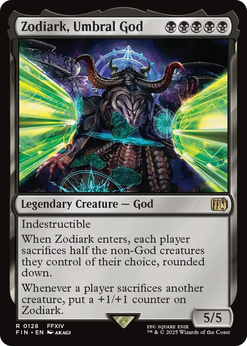 Image for Zodiark, Umbral God (128) (Foil) [FINAL FANTASY] - Magic: The Gathering