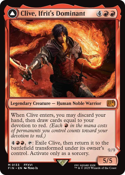 Image for Clive, Ifrit's Dominant (133) (Foil) [FINAL FANTASY] - Magic: The Gathering