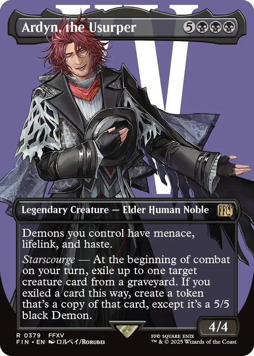 Ardyn, the Usurper (0379) (Borderless) (379) (Foil) [FINAL FANTASY]