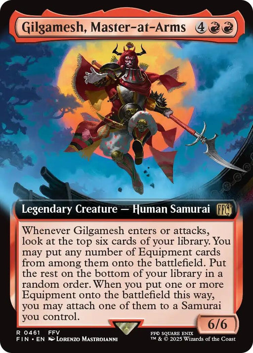Image for Gilgamesh, Master-at-Arms (Extended Art) (461) (Foil) [FINAL FANTASY] - Magic: The Gathering
