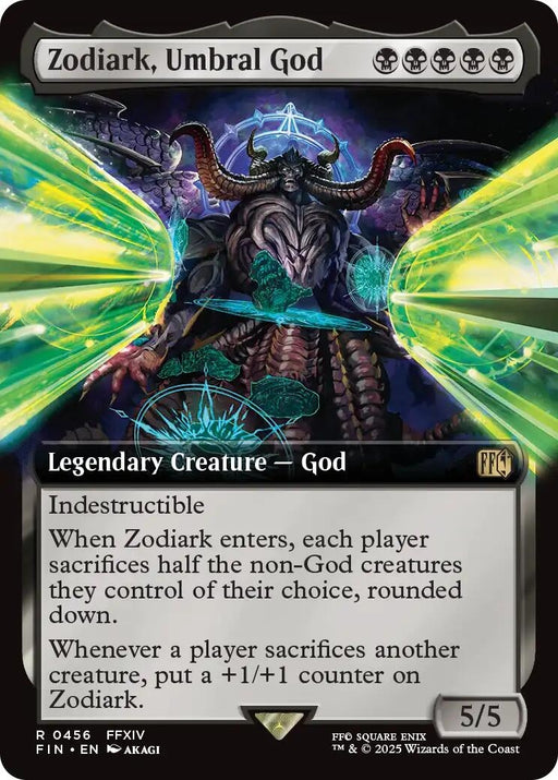 Image for Zodiark, Umbral God (Extended Art) (456) (Foil) [FINAL FANTASY] - Magic: The Gathering