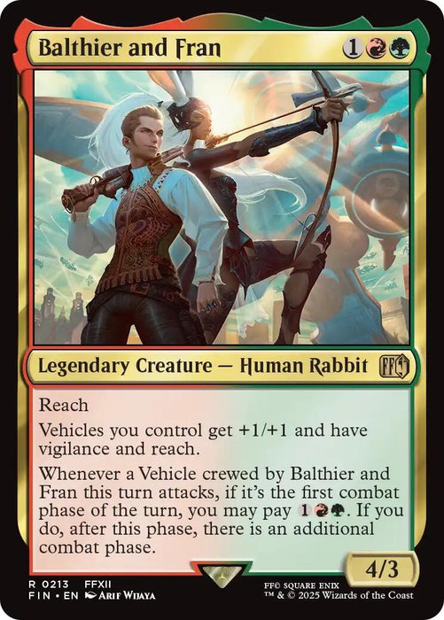 Image for Balthier and Fran (213) (Foil) [FINAL FANTASY] - Magic: The Gathering