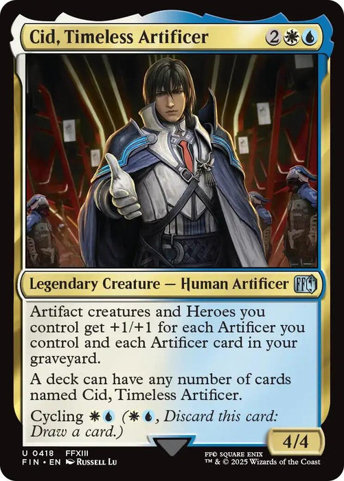 Image for Cid, Timeless Artificer (0418) (418) [FINAL FANTASY] - Magic: The Gathering
