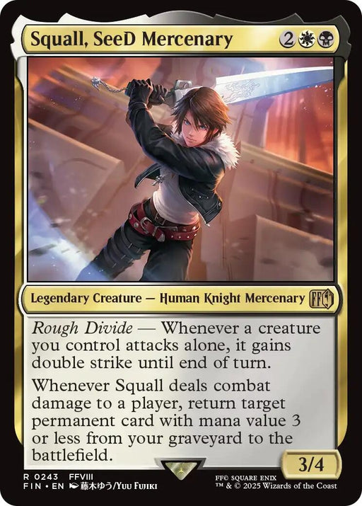 Image for Squall, SeeD Mercenary (243) (Foil) [FINAL FANTASY] - Magic: The Gathering