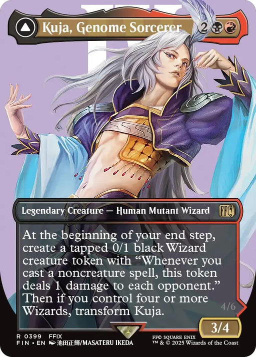 Image for Kuja, Genome Sorcerer (Borderless) (399) (Foil) [FINAL FANTASY] - Magic: The Gathering
