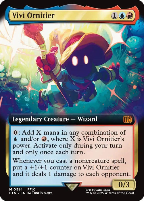 Image for Vivi Ornitier (Extended Art) (514) (Foil) [FINAL FANTASY] - Magic: The Gathering