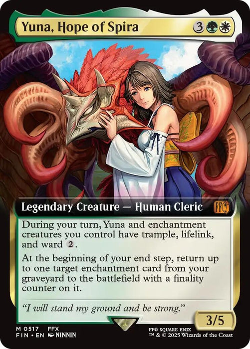 Image for Yuna, Hope of Spira (Extended Art) (517) [FINAL FANTASY] - Magic: The Gathering
